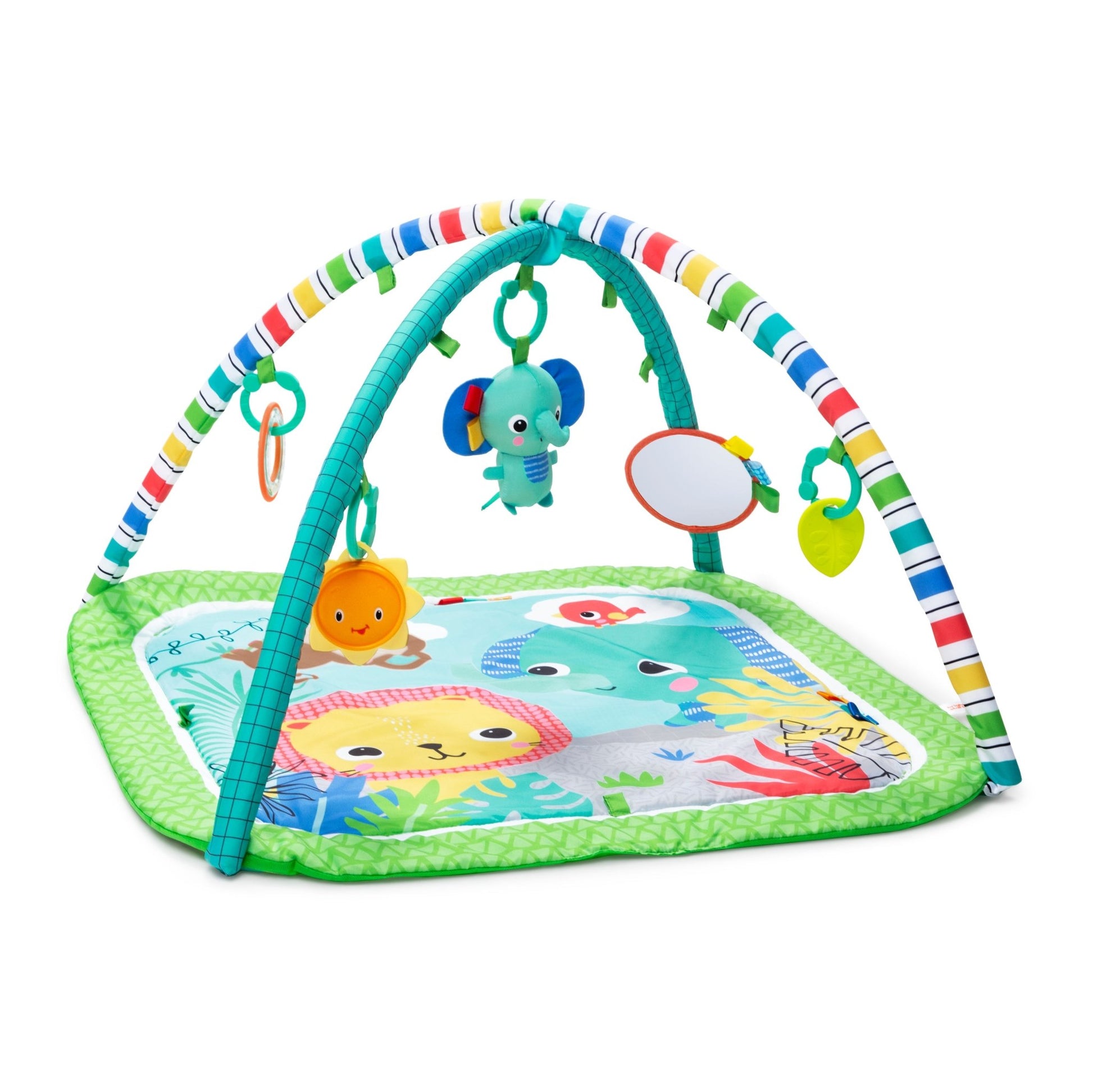 Bright Starts - Wild Wiggles Activity Gym - Green - Premium for Kids in Qatar | Toysaro.com