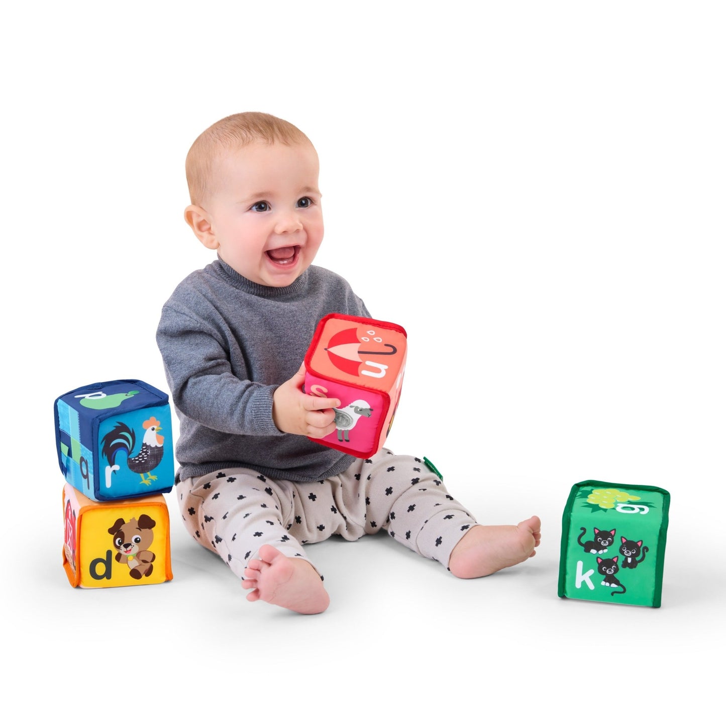 Baby Einstein™ Alpha Stacks™ Soft Blocks - Premium for Kids in Qatar | Toysaro.com
