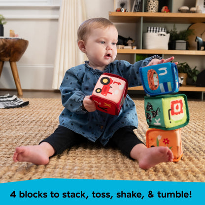 Baby Einstein™ Alpha Stacks™ Soft Blocks - Premium for Kids in Qatar | Toysaro.com
