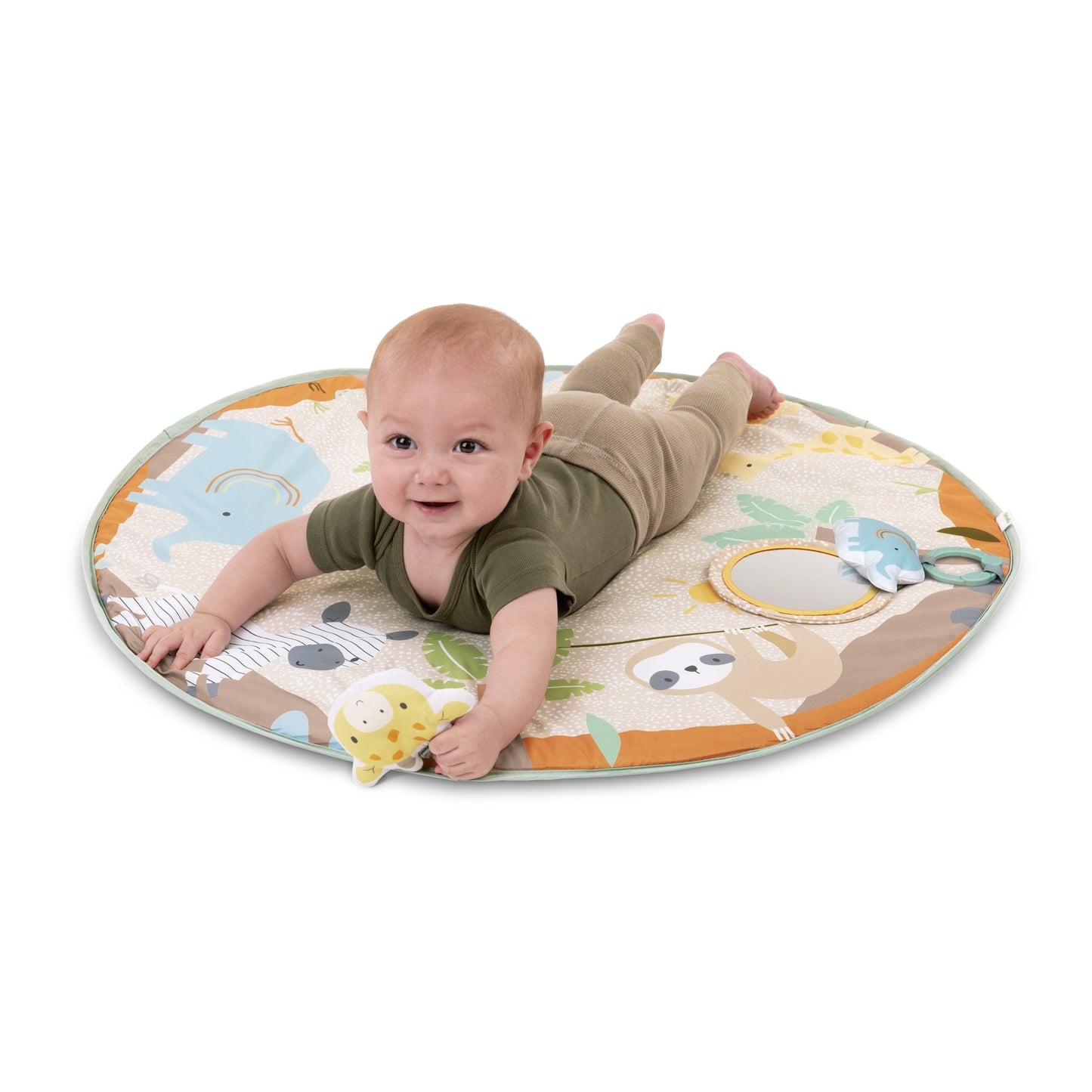 Ingenuity™ Wonder & Wood™ Wooden Toy Arch & Play Mat - Premium for Kids in Qatar | Toysaro.com