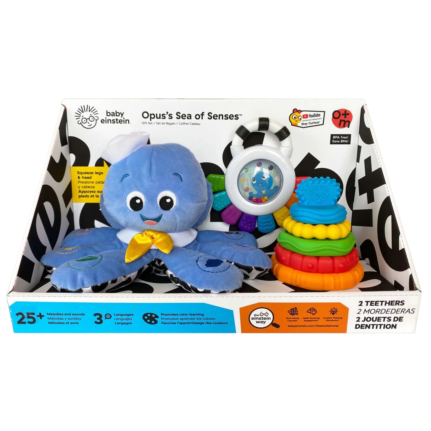 Baby Einstein™ Opus's Sea of Senses™ 3 - Piece Gift Set - Premium for Kids in Qatar | Toysaro.com