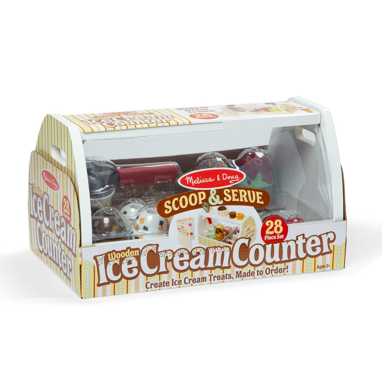 Melissa and Doug Scoop & Serve Ice Cream Counter - Premium for Kids in Qatar | Toysaro.com
