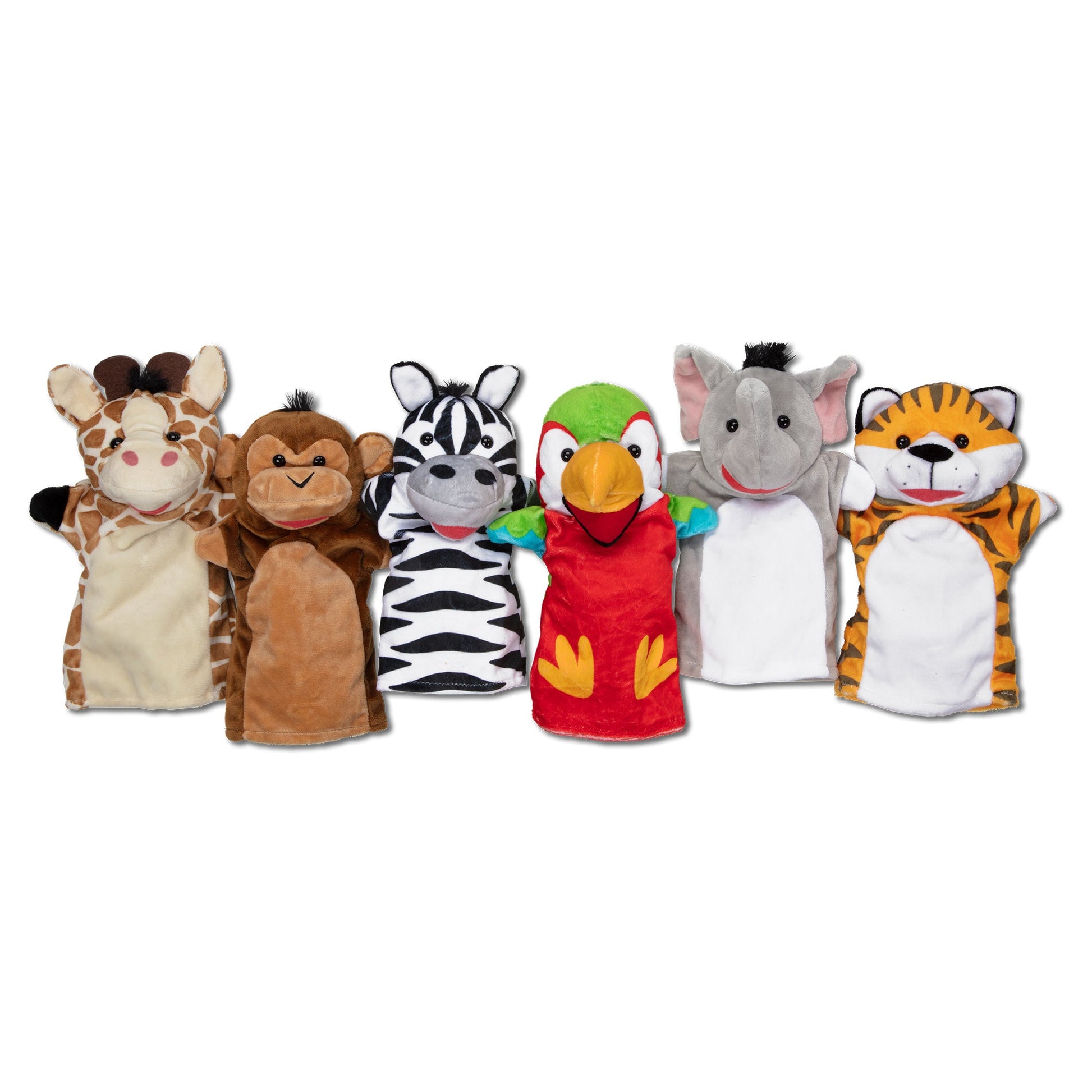 Melissa and Doug Safari Puppet Set (6 Pc) - Premium for Kids in Qatar | Toysaro.com
