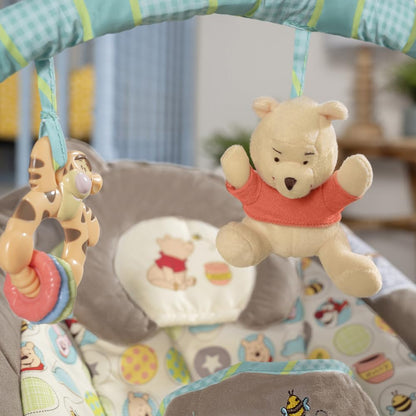 Bright Starts Winnie The Pooh Dots & Hunny Pots Bouncer - Premium for Kids in Qatar | Toysaro.com