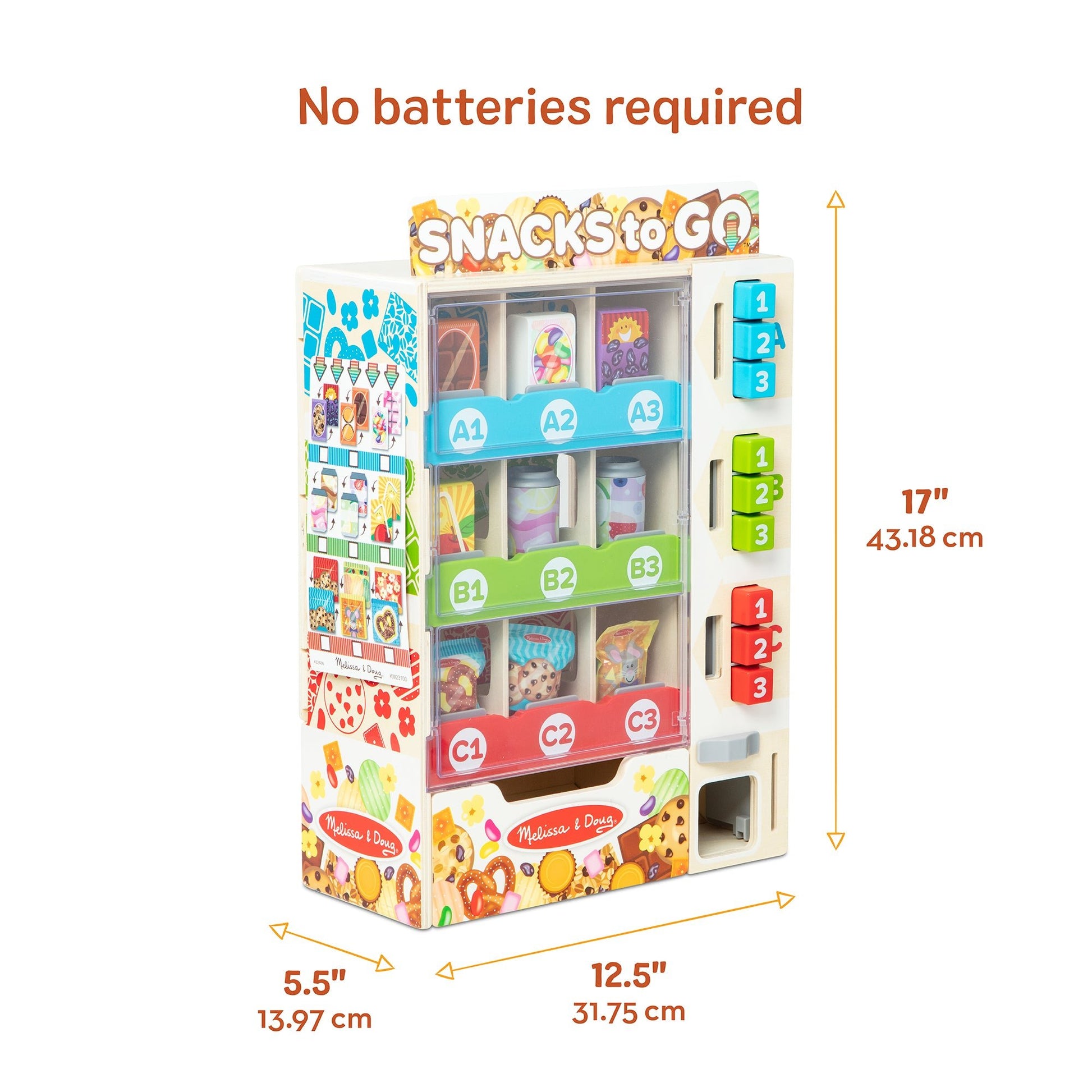 Melissa and Doug Sort, Stock, Select Wooden Vending Machine Play Set - Premium for Kids in Qatar | Toysaro.com