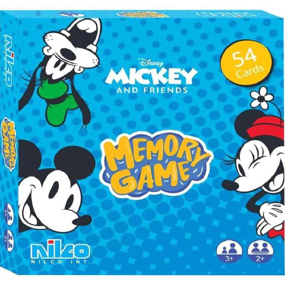 NILCO DISNEY MEMORY GAME MICKEY AND FRIENDS - Premium for Kids in Qatar | Toysaro.com