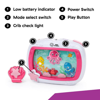 Baby Einstein™Sea Dreams Soother™ Crib Toy Pink - Premium for Kids in Qatar | Toysaro.com