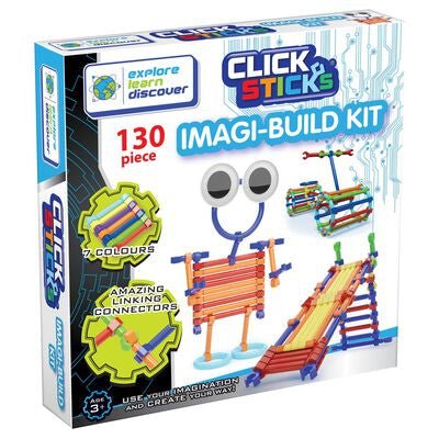 RMS UK CLICKSTICKS 130PCE STARTER SET - Premium for Kids in Qatar | Toysaro.com