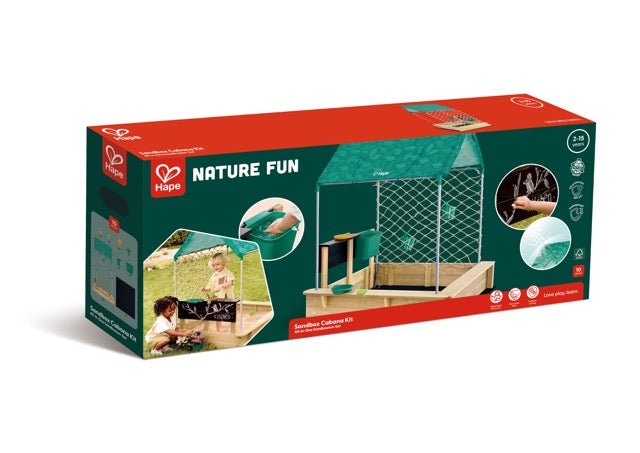 HAPE Sandbox Cabana Kit – 4 - in - 1 Outdoor Playset - Premium for Kids in Qatar | Toysaro.com