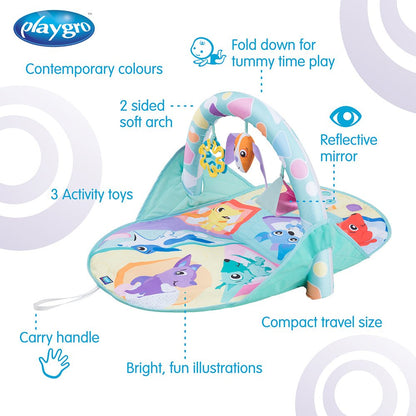playgro Puppy and Me Activity Travel Gym - Premium for Kids in Qatar | Toysaro.com