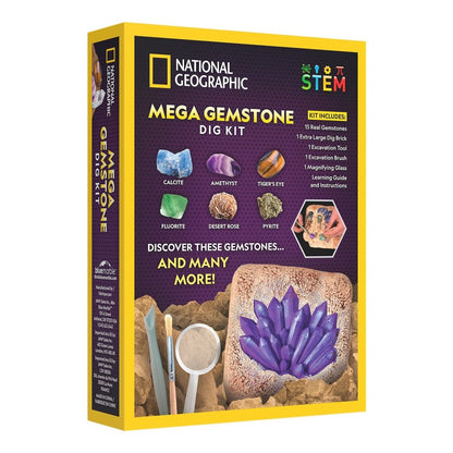 NG MEGA GEMSTONE DIG KIT - Premium for Kids in Qatar | Toysaro.com