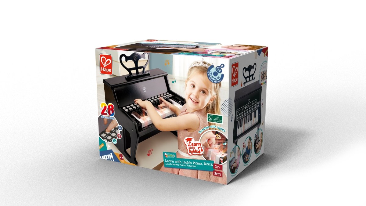 Learn with Lights Piano / Black - Premium for Kids in Qatar | Toysaro.com