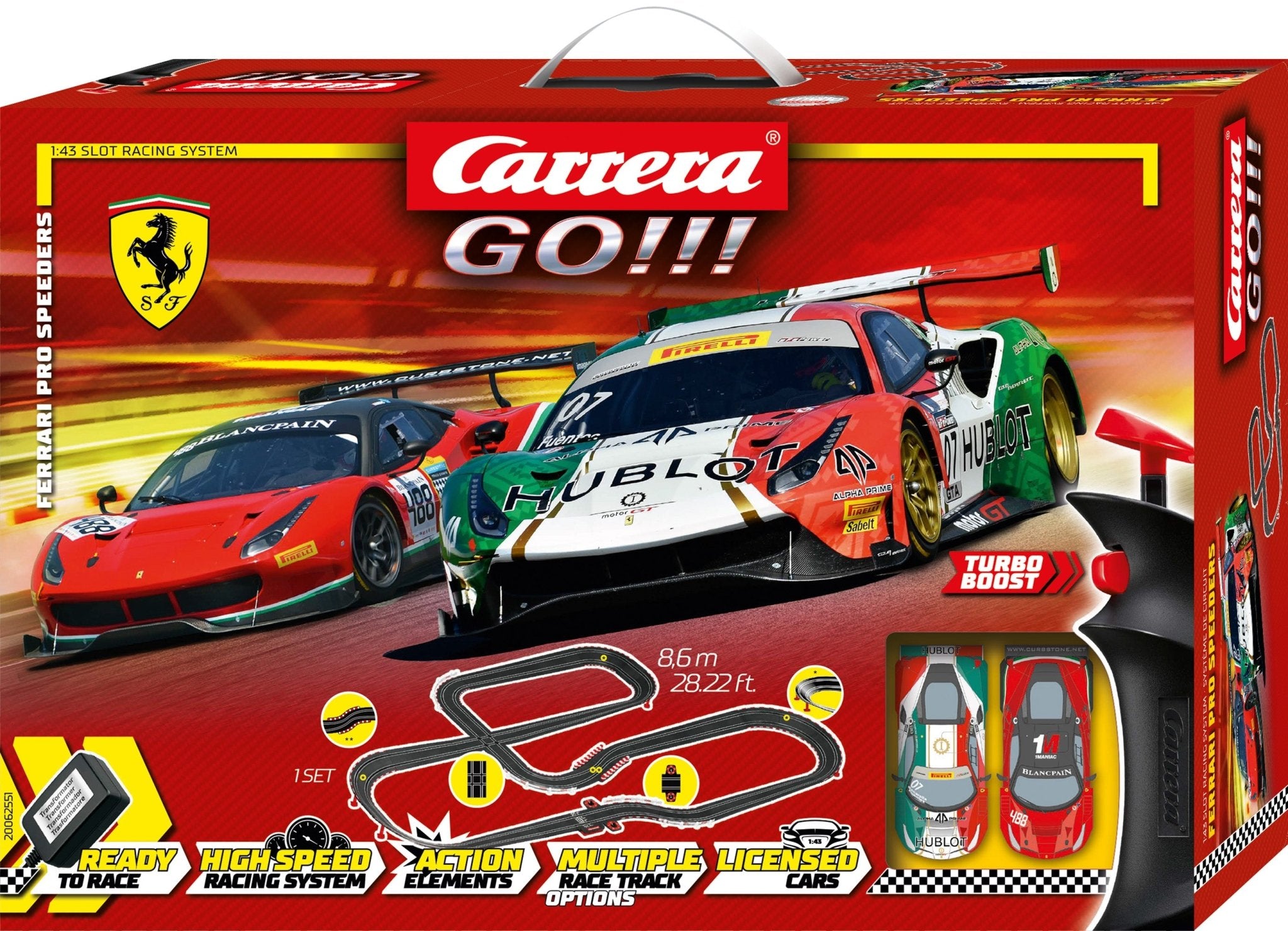 GO! FERRARI PRO SPEEDERS(8.6M) - Premium for Kids in Qatar | Toysaro.com