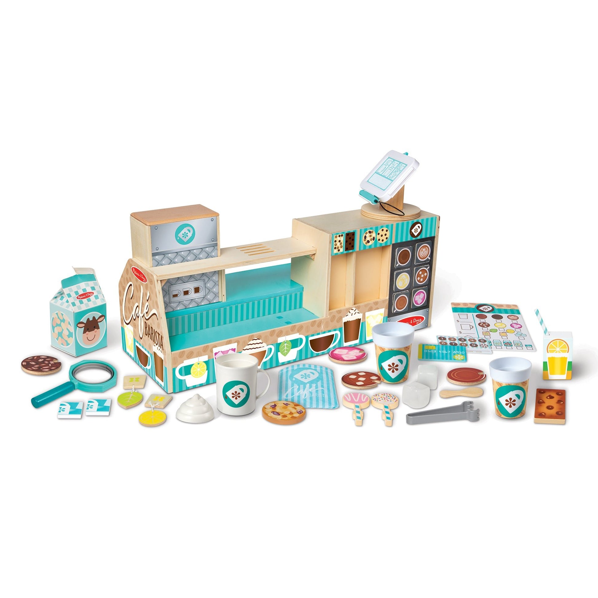 Melissa and Doug Cafe Barista Coffee Shop - Premium for Kids in Qatar | Toysaro.com