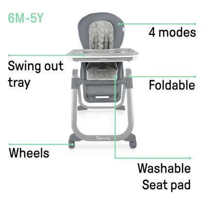 SmartServe 4 - in - 1 High Chair™ - Connolly™ - Premium for Kids in Qatar | Toysaro.com