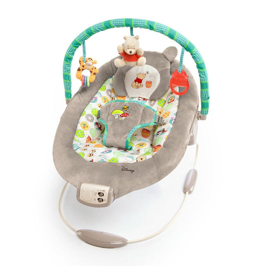 Bright Starts Winnie The Pooh Dots & Hunny Pots Bouncer - Premium for Kids in Qatar | Toysaro.com