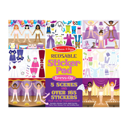 Melissa and Doug Reusable Sticker Pad - Dress Up - Premium for Kids in Qatar | Toysaro.com