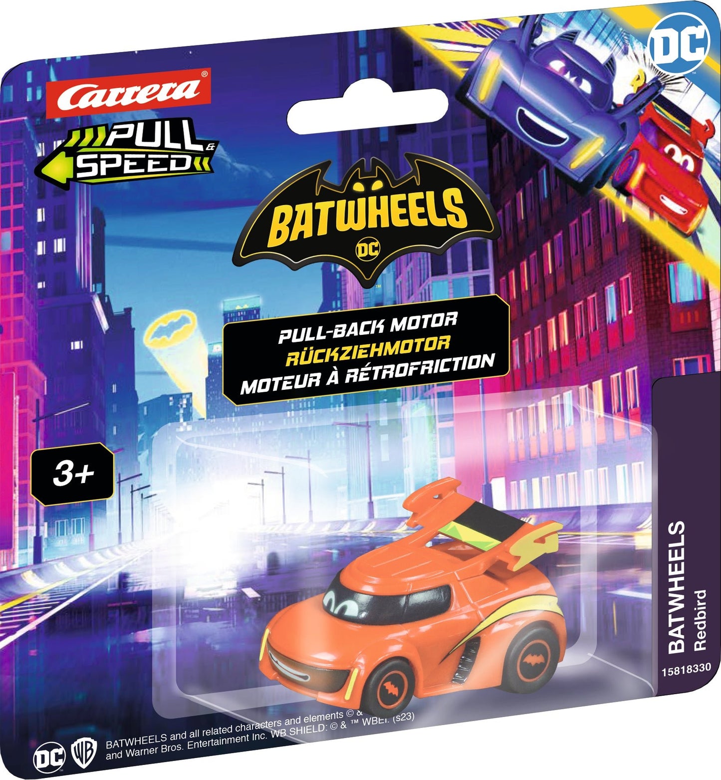 PULL N SPEED BATWHEELS BLISTER - Premium for Kids in Qatar | Toysaro.com