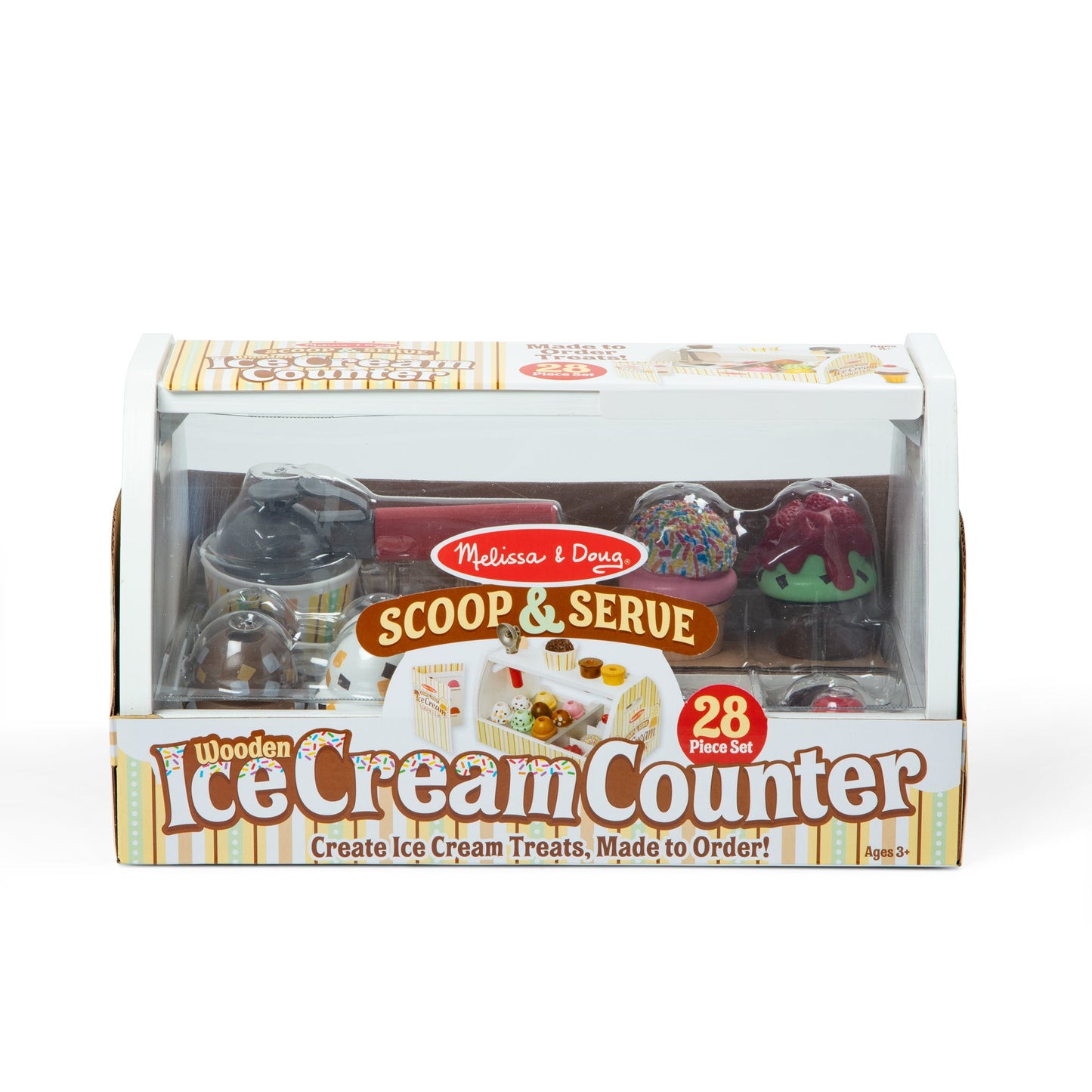 Melissa and Doug Scoop & Serve Ice Cream Counter - Premium for Kids in Qatar | Toysaro.com