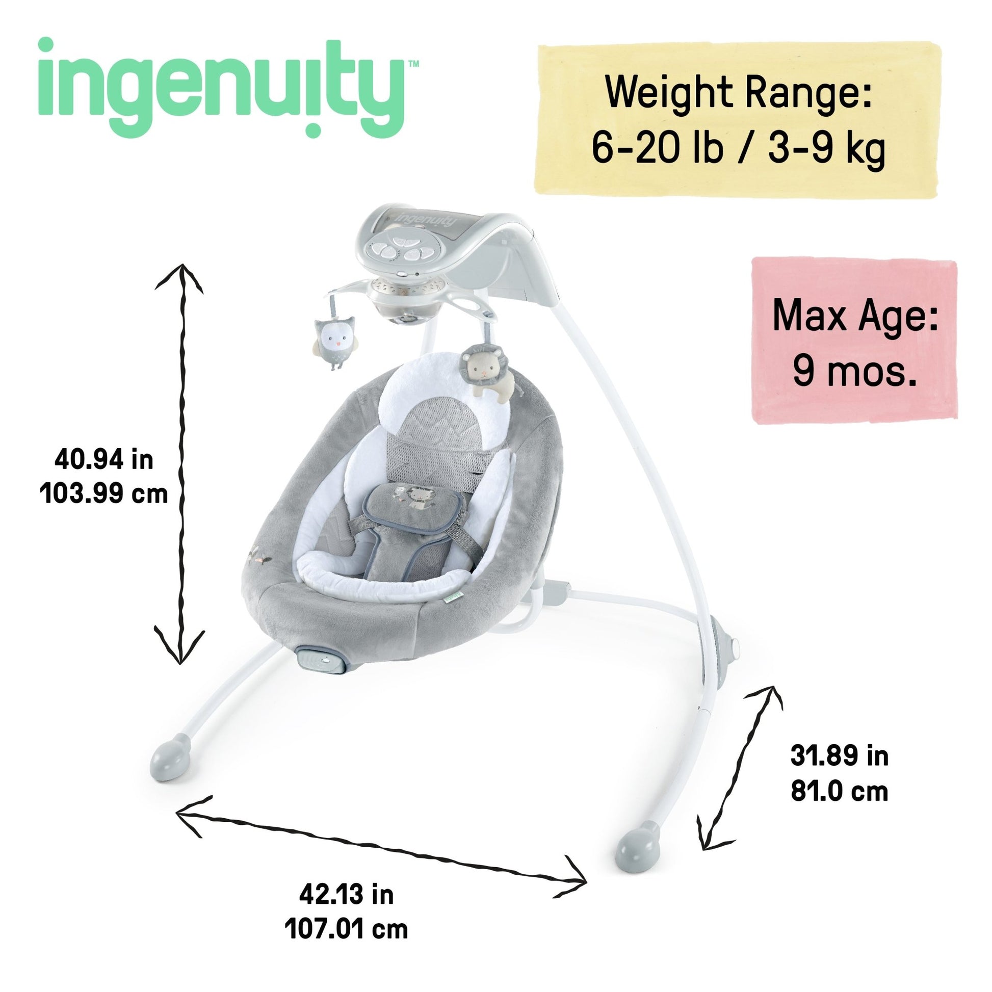 INGENUITY INLIGHTEN SWING: BRADEN - Premium for Kids in Qatar | Toysaro.com