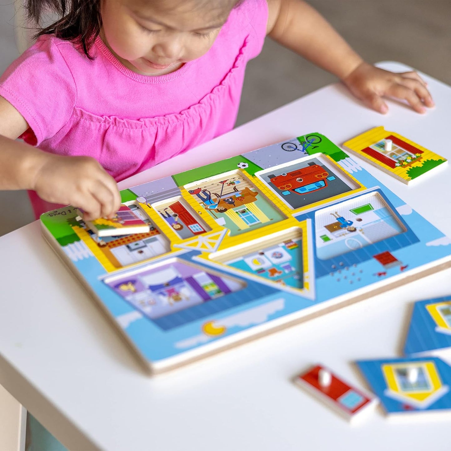 Melissa and Doug Around the House Sound Puzzle - Premium for Kids in Qatar | Toysaro.com