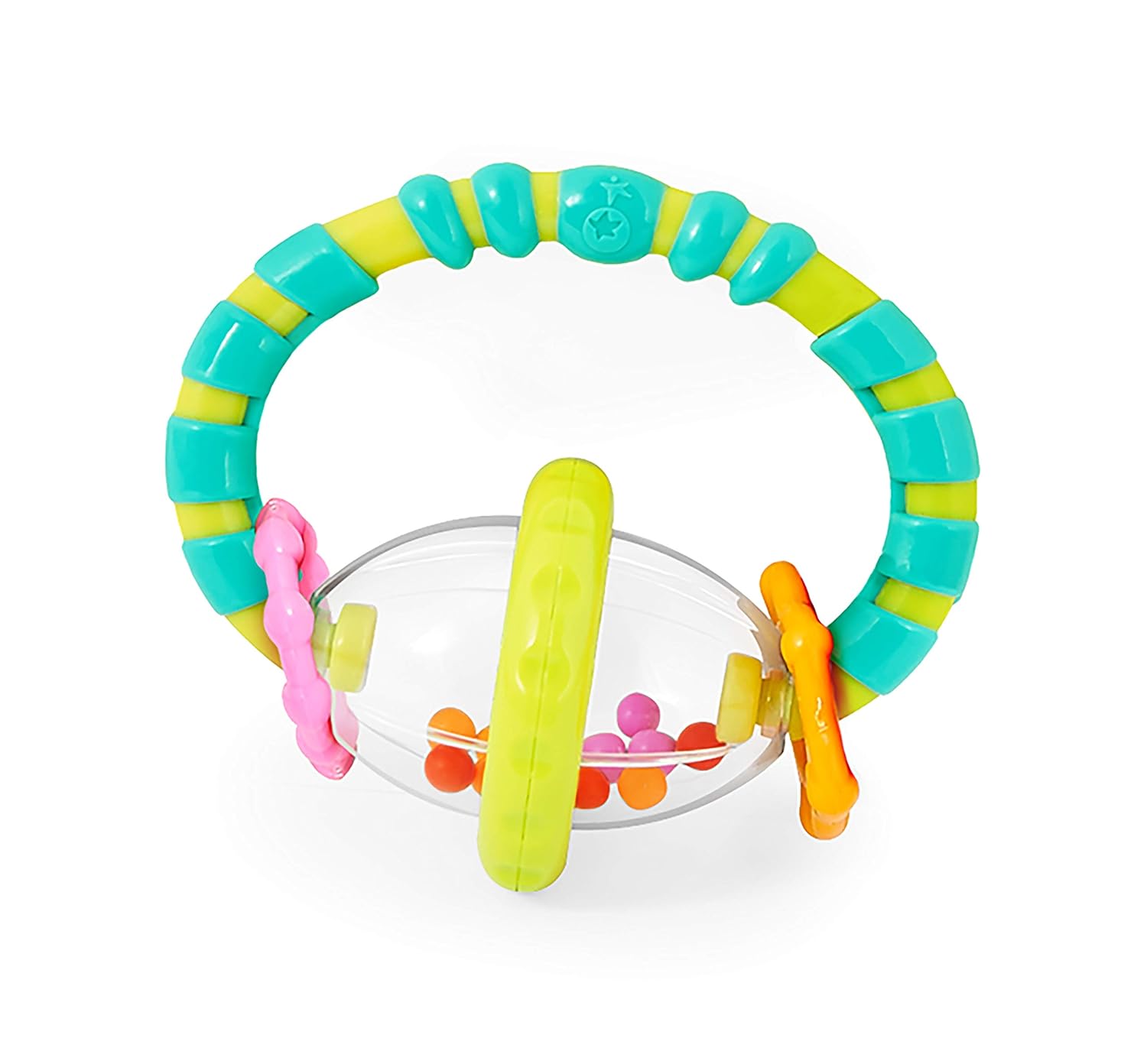 Grab & Spin™ Rattle and Teether Toy - Premium for Kids in Qatar | Toysaro.com