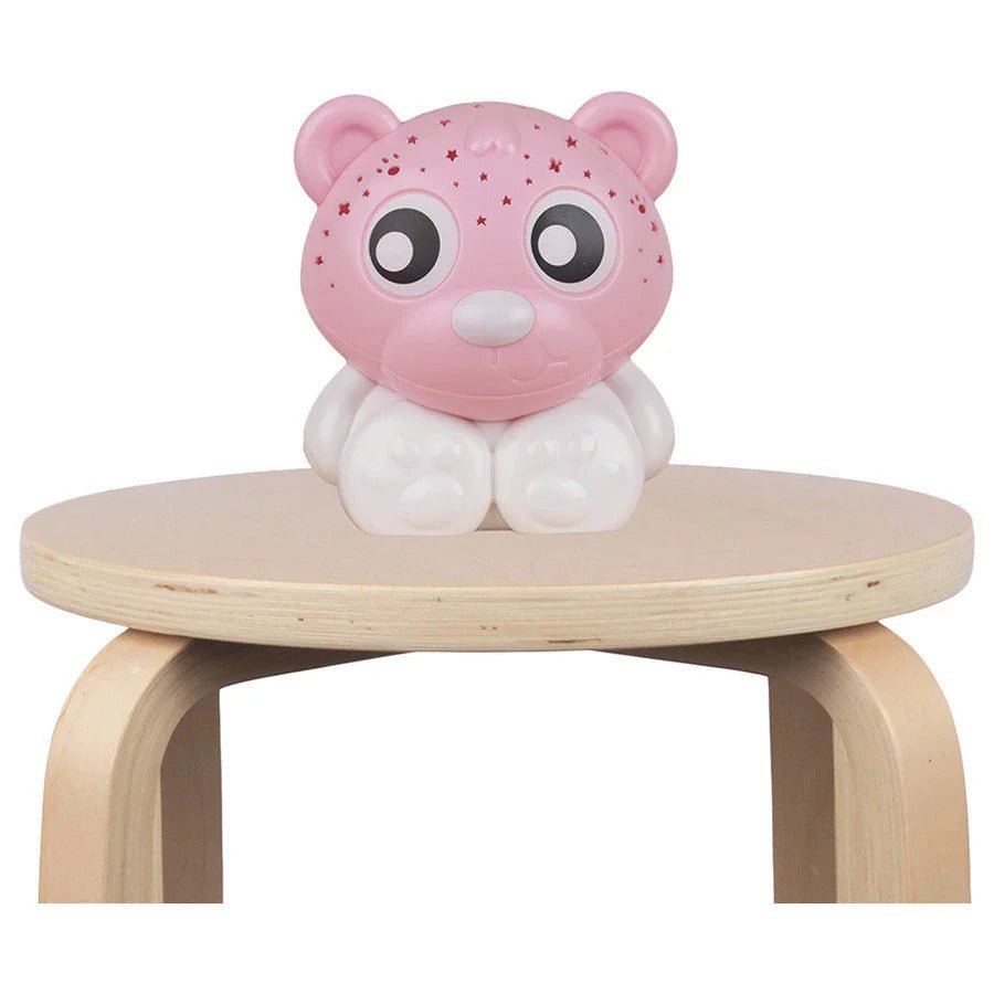 playgro Goodnight Bear Night Light and Projector (Pink and White) - Premium for Kids in Qatar | Toysaro.com