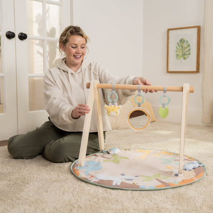 Ingenuity™ Wonder & Wood™ Wooden Toy Arch & Play Mat - Premium for Kids in Qatar | Toysaro.com
