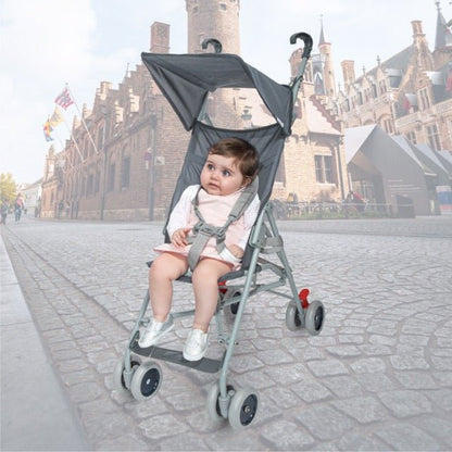 JET - ULTRA LIGHT WEIGHT/COMPACT FOLD BUGGY STROLLER (RED) MOON - Premium for Kids in Qatar | Toysaro.com