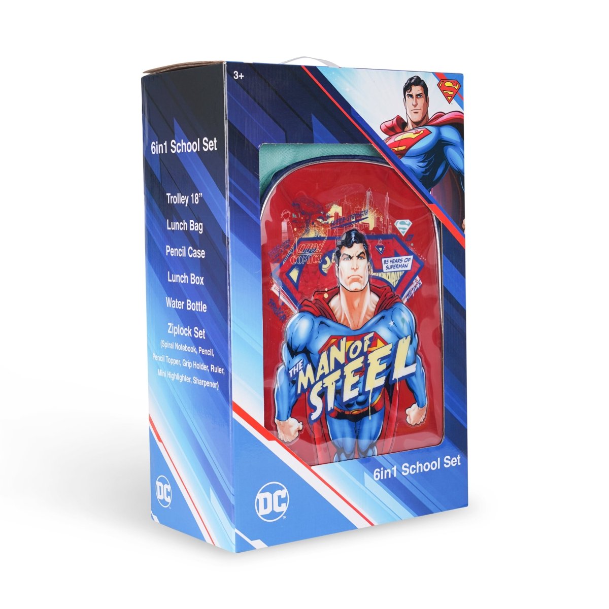 Warner Bros' Superman Man of Steel 6in1 Box Set 18" - Premium for Kids in Qatar | Toysaro.com