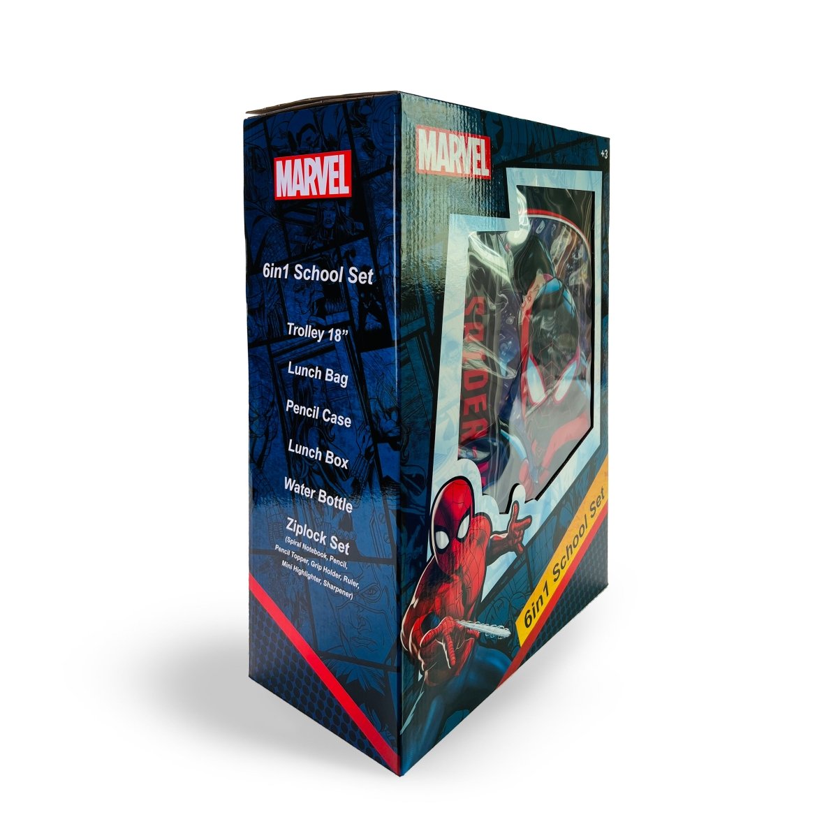 Marvel Spiderman Not Ordinary Hero 18" 6in1 Trolley Box Set - Premium for Kids in Qatar | Toysaro.com