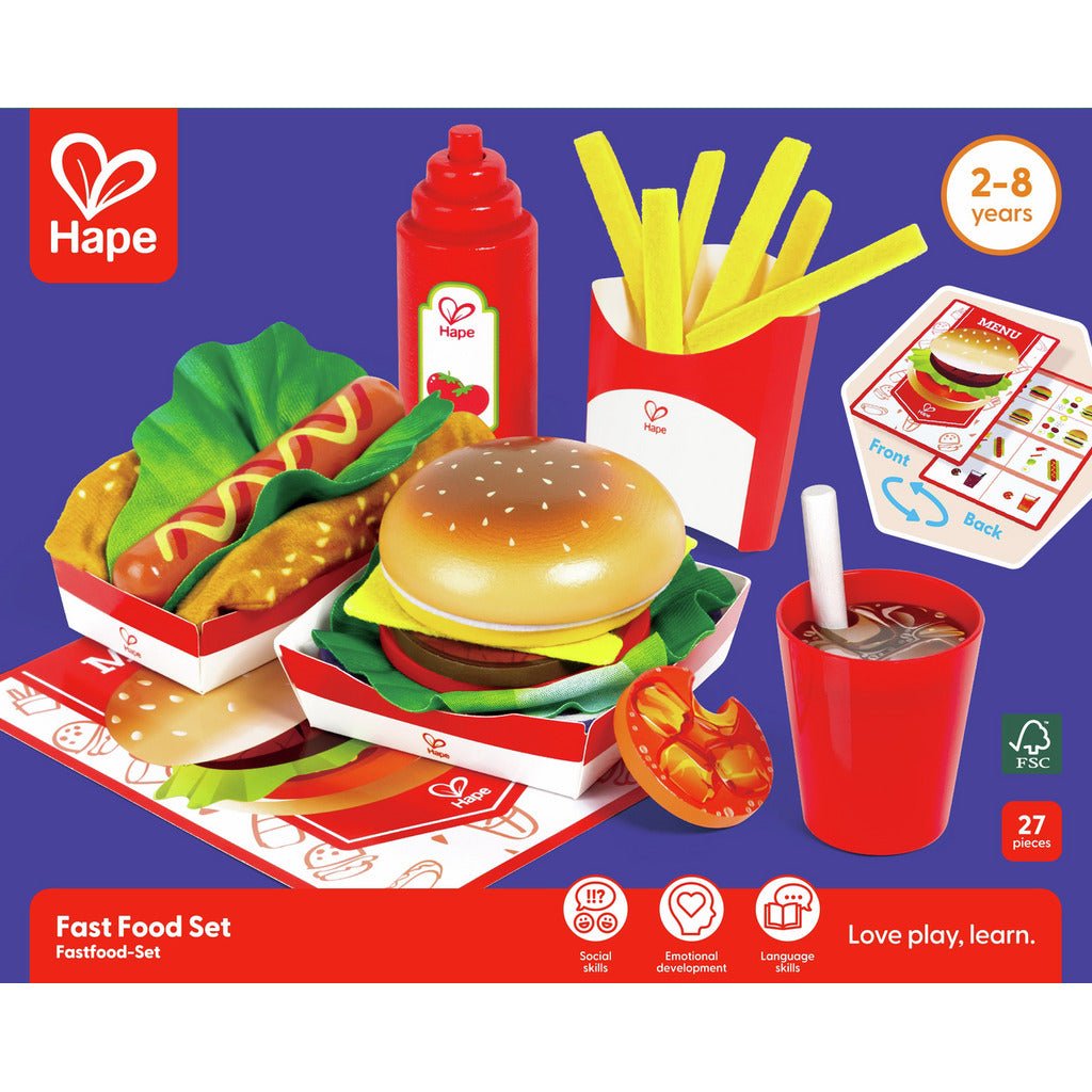 Fast Food Set - Premium for Kids in Qatar | Toysaro.com