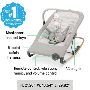 Ingenuity™ Keep InMotion™ Automatic Rocking Seat - Soulful Skies™ - Premium for Kids in Qatar | Toysaro.com