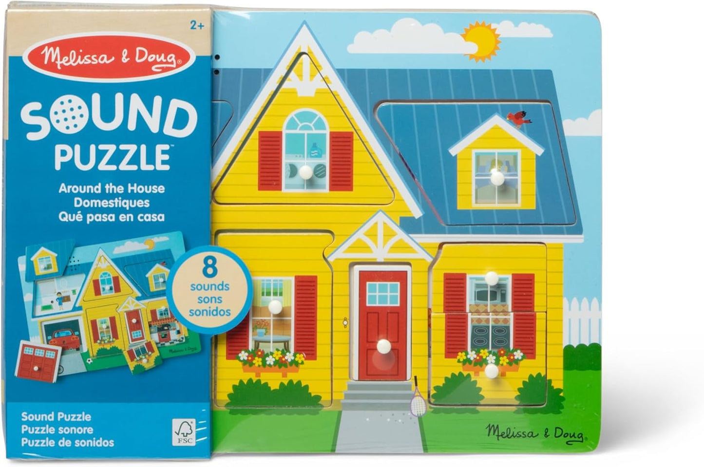 Melissa and Doug Around the House Sound Puzzle - Premium for Kids in Qatar | Toysaro.com