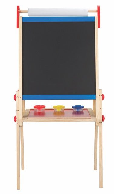 Hape Magnetic All - in - 1 Double Sided Standing Easel - Premium for Kids in Qatar | Toysaro.com