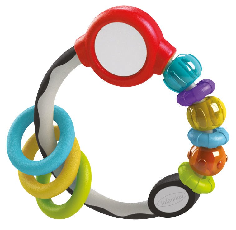 Infantino Shake & Spin Rattling Ring - Premium for Kids in Qatar | Toysaro.com