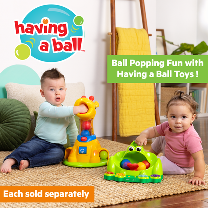 Bright Starts™ Poppin' Ball Frog™ Ball Play Toy - Premium for Kids in Qatar | Toysaro.com