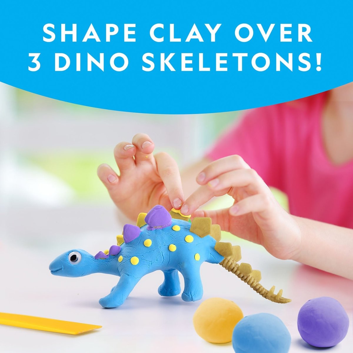 NG DINO SKELETONS WITH MODELING CLAY - Premium for Kids in Qatar | Toysaro.com