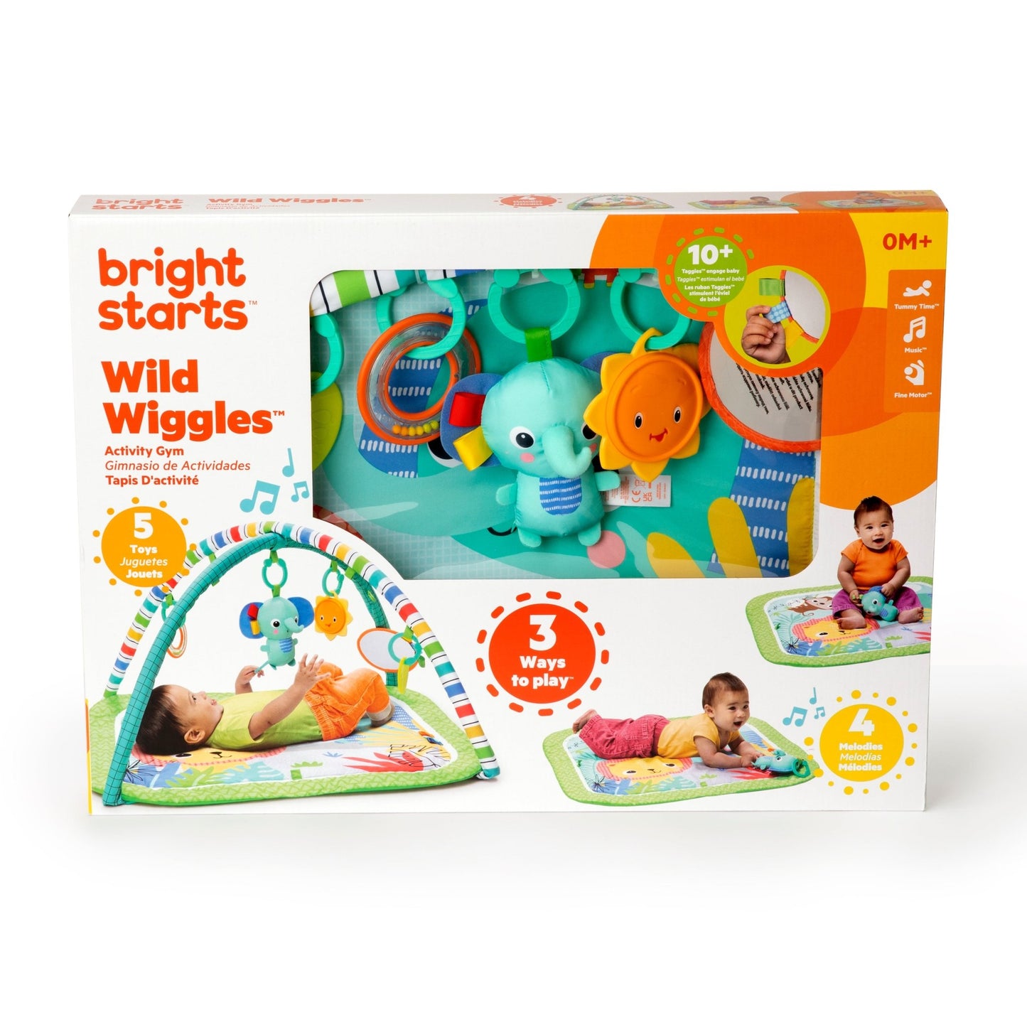 Bright Starts - Wild Wiggles Activity Gym - Green - Premium for Kids in Qatar | Toysaro.com