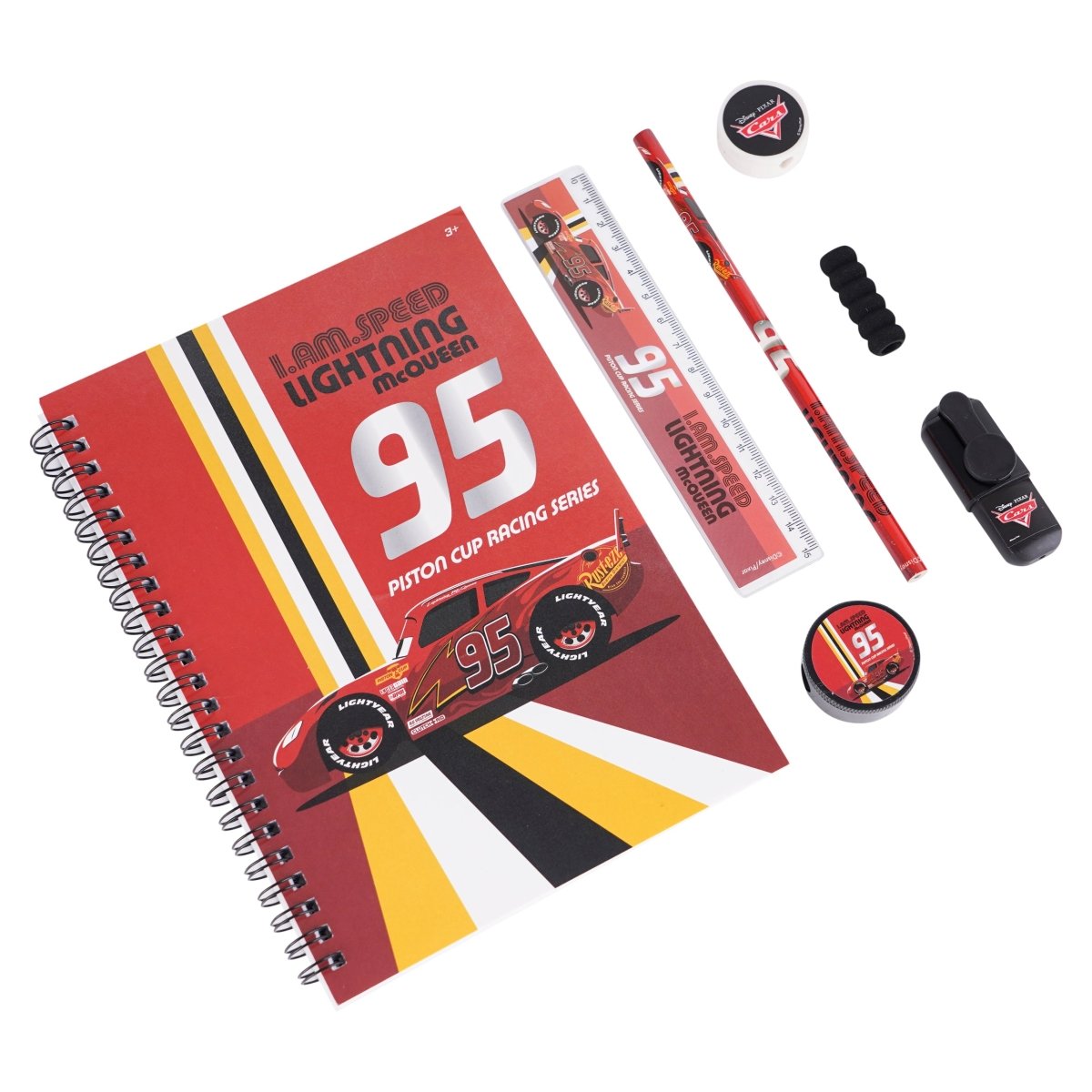 Disney Cars I am speed Lightning Mcqueen 6in1 Box Set 18" - Premium for Kids in Qatar | Toysaro.com
