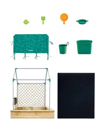 HAPE Sandbox Cabana Kit – 4 - in - 1 Outdoor Playset - Premium for Kids in Qatar | Toysaro.com