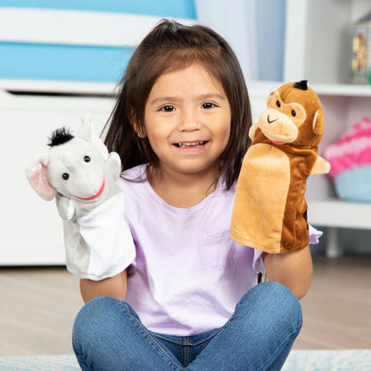 Melissa and Doug Safari Puppet Set (6 Pc) - Premium for Kids in Qatar | Toysaro.com