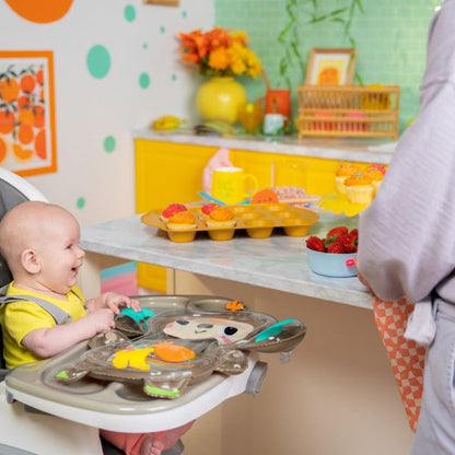 Bright Starts Hungry Monkey™ Tummy Time Water Mat - Premium for Kids in Qatar | Toysaro.com