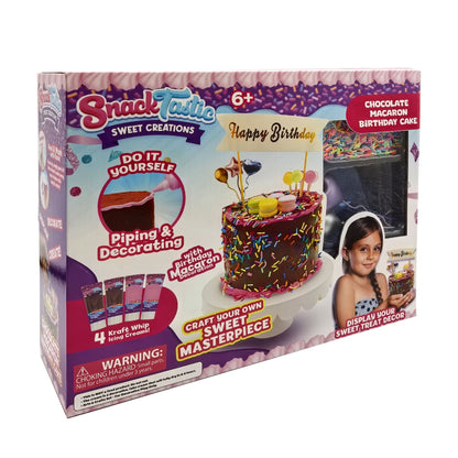 SNACK TASTIC - CHOCOLATE MACARON BIRTHDAY CAKE - Premium for Kids in Qatar | Toysaro.com