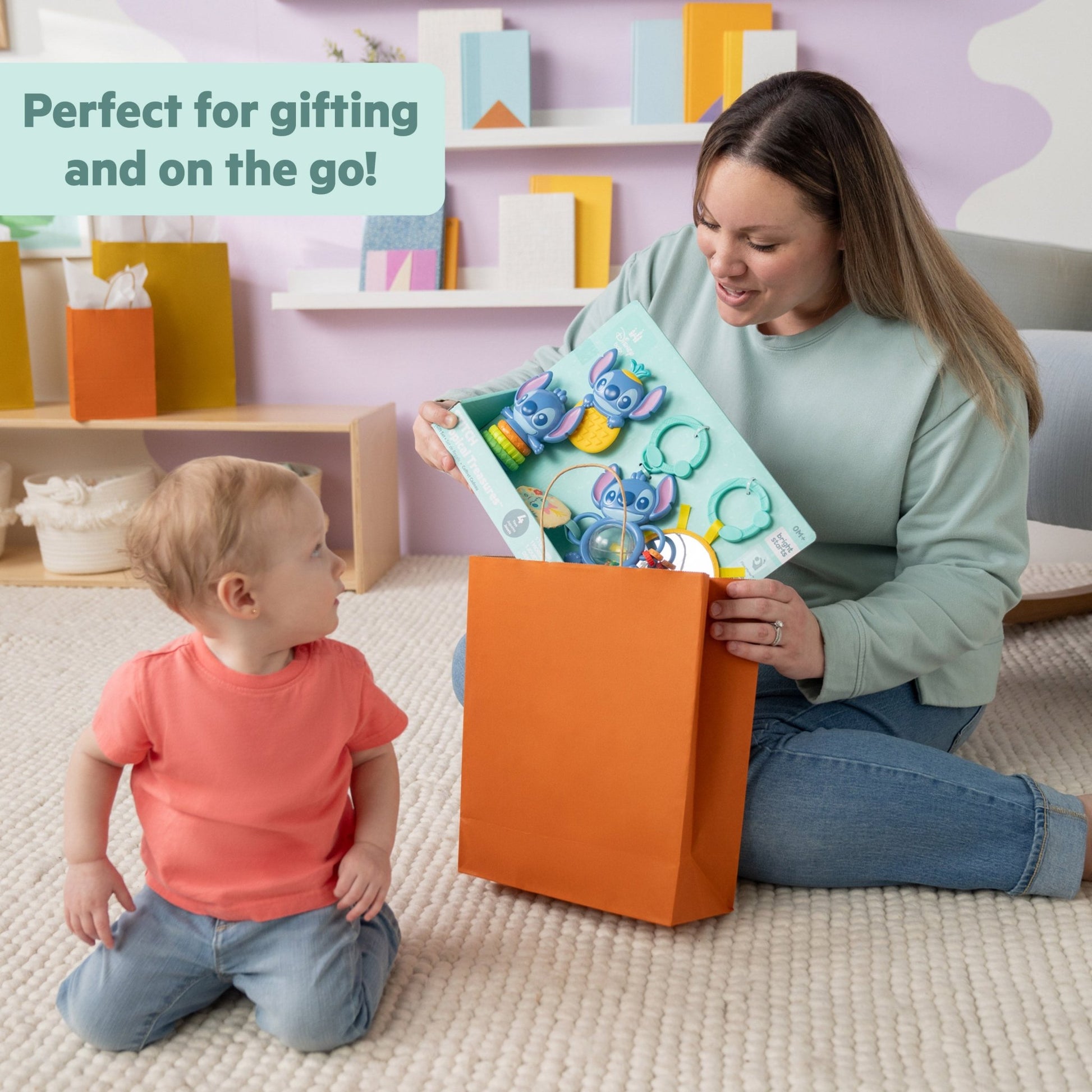 Bright Starts Stitch Tropical Treasures™ Gift Set - Premium for Kids in Qatar | Toysaro.com