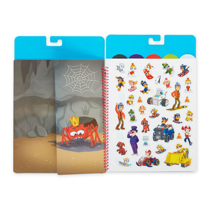 Melissa and Doug Paw Patrol Restickable Stickers Flip - Flap Pad - Classic Missions - Premium for Kids in Qatar | Toysaro.com