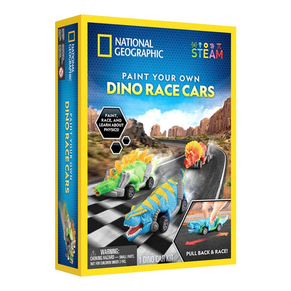 NG PAINT YOUR OWN DINO RACE CARS - Premium for Kids in Qatar | Toysaro.com