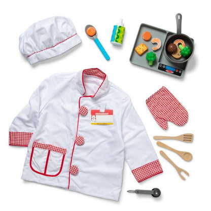 Melissa and Doug Chef Role Play Costume Set - Premium for Kids in Qatar | Toysaro.com
