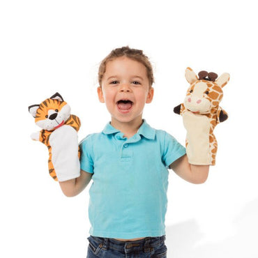 Melissa and Doug Zoo Friends Hand Puppets - Premium for Kids in Qatar | Toysaro.com