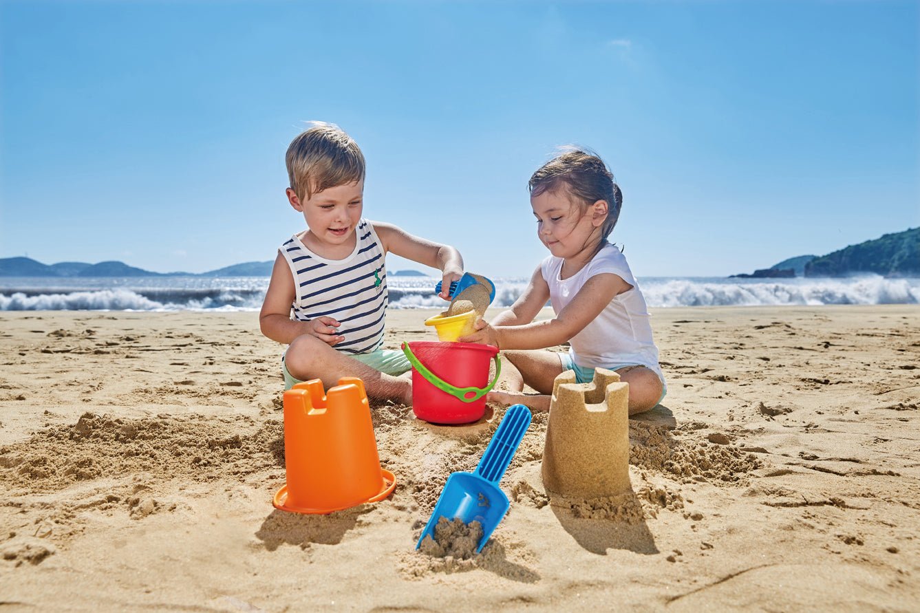 Hape - 5 - in - 1 Sand & Beach Toy Set, 5pc - Premium for Kids in Qatar | Toysaro.com